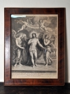 Античная гравюра Христа / Antique Engraving of Christ